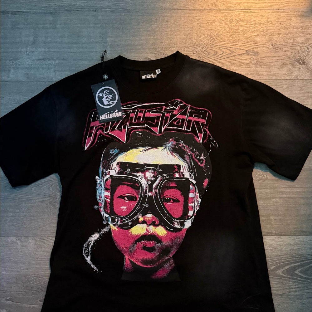 Helstar Black Graphic T-Shirt
